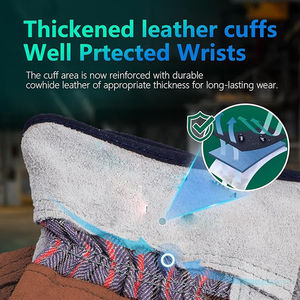 Gants de travail pour hommes, gants de sécurité en nitrile EN420, conçus pour les travaux d'entretien et de réparation en usine. - Product Image 3