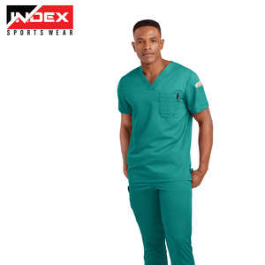 Venta al por mayor con logotipo personalizado Hospital Scrubs médico belleza enfermera uniforme mujeres hombres Scrubs uniformes Tops con logotipo personalizado - Product Image 6
