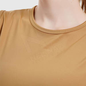 Camiseta sin mangas de verano para mujer, Jersey holgado transpirable, pantalones cortos de gimnasio de punto con logotipo frontal, estilo sólido, aspecto informal de talla grande - Product Image 5