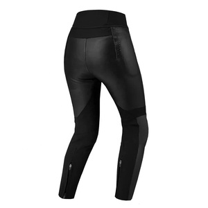 Pantalones de Motociclismo Deportivos de Cuero para Hombre, Resistentes al Viento, Negros, para Aventura, Turismo y Pista, con Protecciones de Seguridad CE, de Cuero Vacuno Duradero - Product Image 2