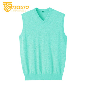 Nouveau design Hommes chandails mode porter pull tricoté tenue décontracté hiver extérieur haut haute qualité vêtements chandails sans manches - Product Image 2