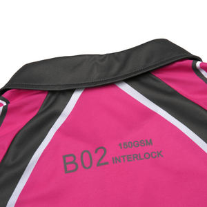 Camiseta Polo de manga corta bordada para hombre que absorbe la humedad al por mayor - Product Image 5