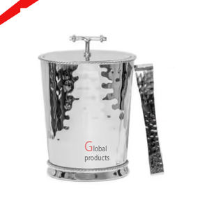 2025 Silver Finished Beverage <b>Ice</b> <b>Bucket</b> Wine Cooler For Bar Restaurant - Product Image 4