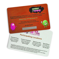Tarjetas de Rascar Prepago de Cartón con Impresión Offset a Color CMYK Ecológicas Personalizadas OEM, Impresión UV, Logotipo Personalizado, Código de Recarga