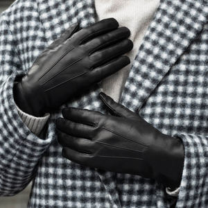 2025 Premium Quality Breathable Material <b>Leather</b> Driving <b>Gloves</b> / High Quality Custom Fashion Dressing <b>Men</b> <b>Leather</b> <b>Gloves</b> - Product Image 5