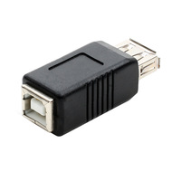 USB 2,0 AF/BF enchufe tipo A hembra a tipo B hembra adaptador conector convertidor Compatible con computadora Disco Duro impresora Cámara
