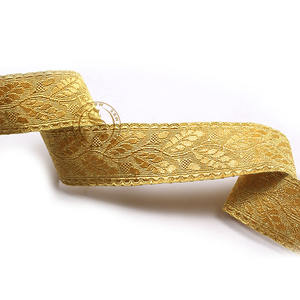 Tresse d'or uniforme de cérémonie ou dentelle avec des feuilles de chêne Dentelle de tresse de feuille de chêne de haute qualité en couleur or à vendre - Product Image 6