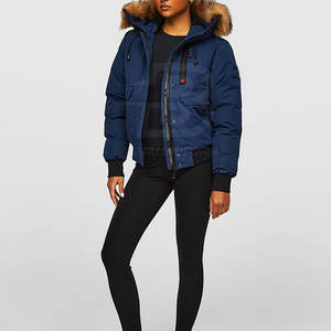 2025 New Arrival Bomber <b>Jackets</b> Best Price Women Bomber <b>Jackets</b> Nylon / Polyester Bomber Winter <b>Jackets</b> - Product Image 5