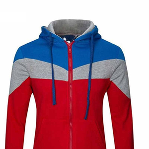 คุณภาพสูงผู้ชายHoodiesเสื้อ 2023 Causal Patchworkผู้ชายHip Hop StreetสวมซิปHoodiesผู้ชาย - Product Image 6
