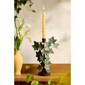 Support de bougie en métal doré vintage en gros - Bougeoirs hauts pour bougies coniques pour les événements de mariage et la décoration d'hôtel, supports de centre de table - Product Image 4