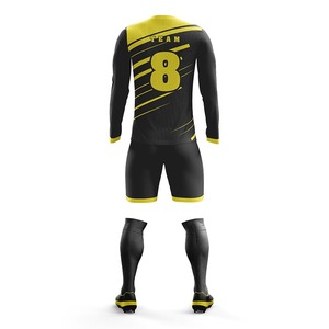 Uniforme de fútbol personalizado, Jersey de manga completa, fabricante y exportador de uniformes de equipo y ropa deportiva de etiqueta privada - Product Image 2