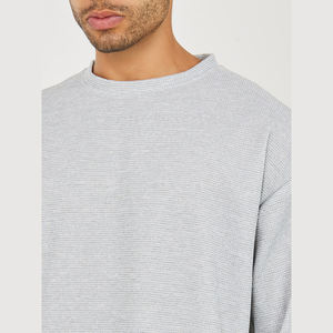 Haute qualité deux pièces ensemble respirant été hommes à manches courtes t-shirt et short décontracté Polyester coton vêtements de sport - Product Image 4