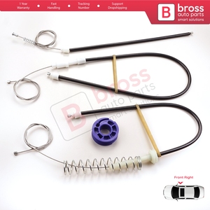 Kit de réparation de lève-vitre avant droit BWR989 pour Phaeton 3D MK1 2002-2016 V6 V8 W12 SWB LWB 3D1837462 - Product Image 2
