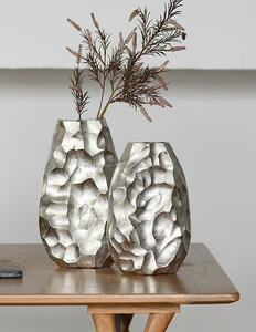 Pot de fleurs en laiton pour décoration de bureau, Style moderne, pot de fleurs, Vase en métal - Product Image 3