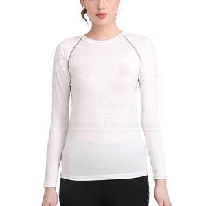 Diseño único Mejor calidad Mujeres Gimnasio Desgaste Camisetas Tallas grandes Mejor precio Mujeres Camiseta - Product Image 3