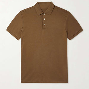 Camiseta de punto con estampado informal personalizable de algodón 100% de alta calidad para hombre en diferentes colores - Product Image 4