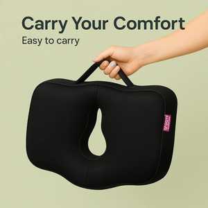 Ergonomic Coccyx Cushion <b>Pillow</b> for Office Chair Orthopedic Memory Foam Seat <b>Pad</b> Orthopedic Chair Cushion Pain Relief Square Car - Product Image 5