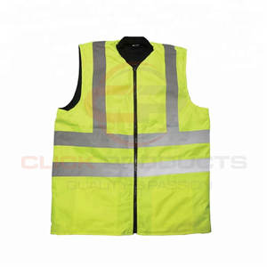 เสื้อกั๊กตาข่ายสะท้อนแสงสำหรับคนงานเสื้อกั๊กผู้ชายกลางแจ้งกระเป๋า5มิติ - Product Image 1