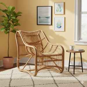 Muebles de mimbre para exteriores de diseño minimalista elegante y moderno con acabado liso Casa de campo de lujo para dormitorios Hoteles Parques Villas - Product Image 4