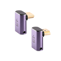 Adaptateur femelle-femelle 2.1 en alliage d'aluminium OEM, sortie AC 8K 60Hz 4K 120Hz pour PS5, TV, moniteur, ordinateur portable