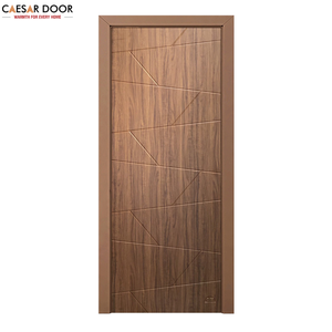 Nouvelle conception de porte insonorisée imperméable anti-termites en WPC pour salle d'entrée, noyau en bois WPC creux pour salle de bain et toilettes - Product Image 3