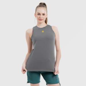 Camiseta Deportiva Gris Oscuro, Tejido Transpirable, Ajuste Cómodo - Product Image 4