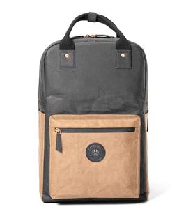 Pugmark élégant Vintage étanche anti-vol Kraftpaper sac à dos hommes femmes végétalien ordinateur portable compartiment Design étudiants à la mode - Product Image 1