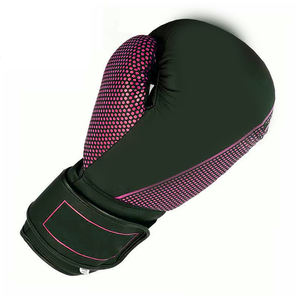 En couleur rose et noire Gants de boxe d'entraînement de combat Guantes de Boxeo Gants de boxe en cuir à la mode - Product Image 2