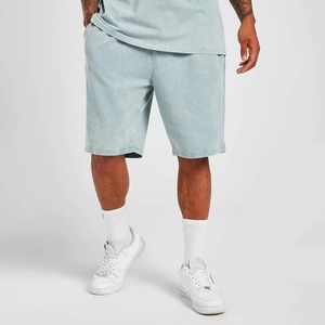 กางเกงขาสั้นซักด้วยกรดหินสีทึบทำจากผ้าฝ้ายผ้าฟลีซเทอร์รี่ทำจากผ้าคอตตอนซักโลโก้สีสันสดใสออกแบบได้ตามต้องการ - Product Image 3