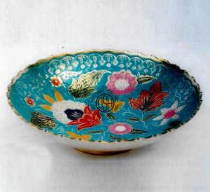 Bols à fruits décoratifs en laiton Stockage de table en laiton de luxe royal écologique Bols décoratifs de designer. - Product Image 6