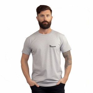 Nueva Camiseta Negra al por Mayor para Hombre, Diseño Personalizado, 250 g/m², Transpirable, Camiseta Lisa, Tejido Ligero, Camiseta al por Mayor para Hombre - Product Image 5