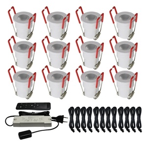 DC12V 3W <span class=keywords><strong>Dimmer</strong></span> Mini <span class=keywords><strong>LED</strong></span> Downlight Set 28mm foro di taglio - Product Image 1