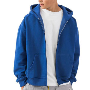 Sweat-shirts à fermeture éclair 100 % coton de haute qualité pour hommes, logo personnalisé, écologiques, respirants, vente directe d'usine, vente en gros, vêtements d'hiver - Product Image 1