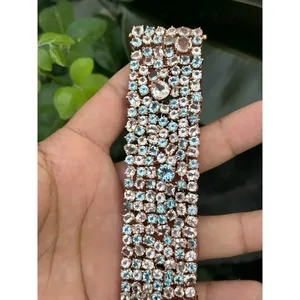 925 Silver Fashion Charm <b>Bracelet</b> with Multi-Stone Design - Product Image 2