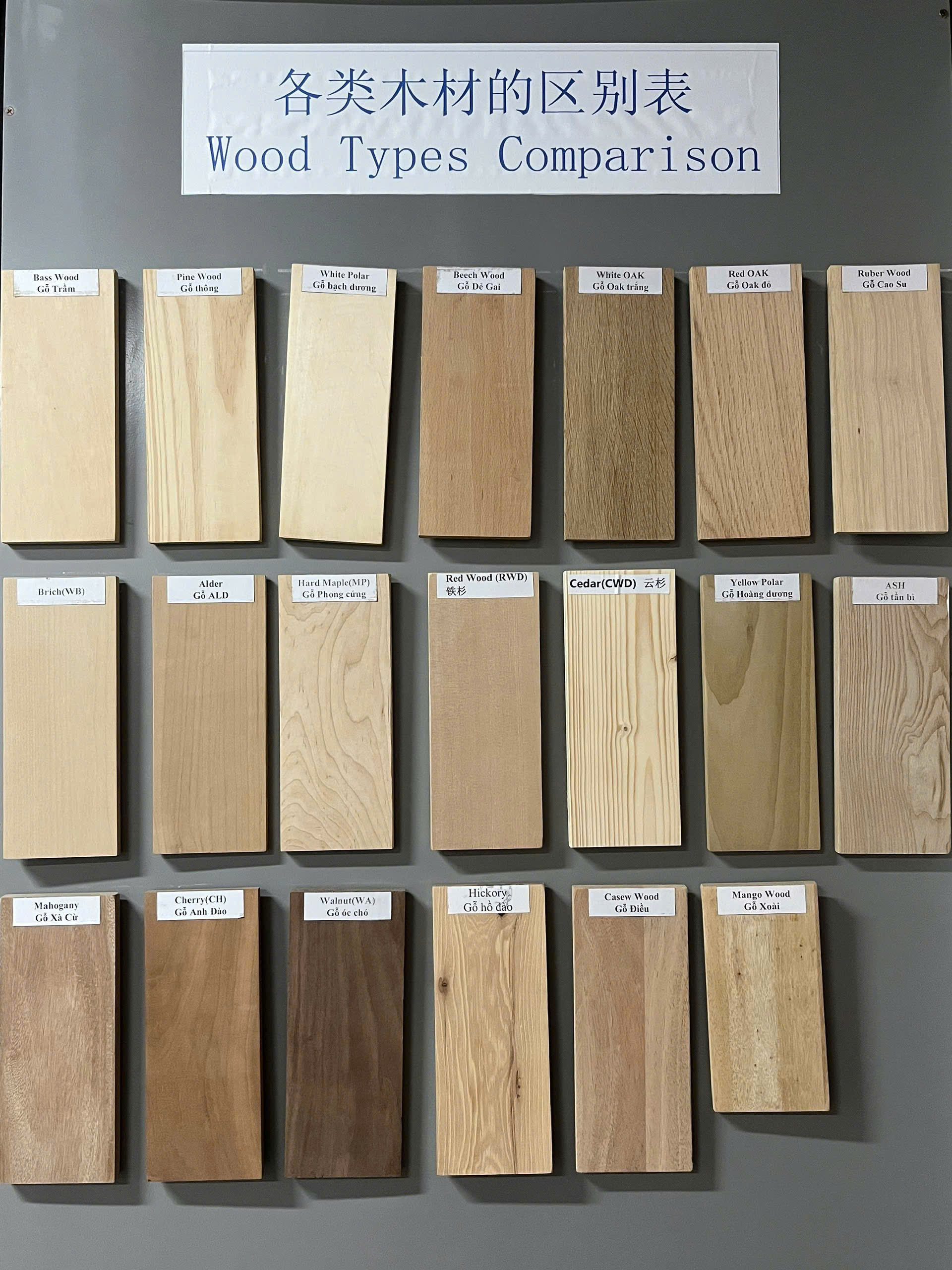 Natural Wood, Light Brown, Dark Brown,  Walnut, Custom