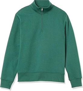 Prêt à Expédier Blanc Uni Col Haut Quart Zip Sweat À Capuche pour Homme 100% Coton Hommes Hoodies Sweats À Capuche Personnalisés - Product Image 1