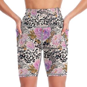 Pantalones cortos de yoga para mujer con diseño de logotipo personalizado, transpirables, de secado rápido, sólidos, en forma de V, cintura elástica, respetuosos con el medio ambiente, adultos, Verano - Product Image 1