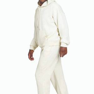 Conjunto Deportivo Personalizado OEM de Invierno, 100% Algodón Ecológico, Sudadera con Capucha y Pantalones Jogger, Unisex, Talla Grande - Product Image 5