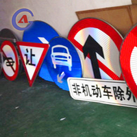 Panneau de signalisation routière réfléchissant en aluminium pour la sécurité routière