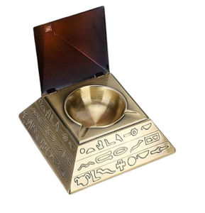 Cenicero de Bolsillo Personalizado Sin Humo, Fácil de Limpiar, Nuevo Diseño, Cenicero de Acero Inoxidable para Automóvil, Suministrado por India - Product Image 1