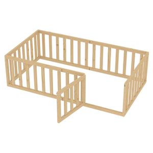 Lineage đôi Kích thước sàn gỗ giường sinh thái thân thiện bằng gỗ nôi cho trẻ sơ sinh, hiện đại bé nôi, giường Thanh Niên - Product Image 6