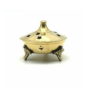 Brûleur d'encens Bakhoor en laiton fait à la main de couleur or avec brûleur d'oud de taille personnalisée de qualité supérieure pour le fournisseur en gros - Product Image 2