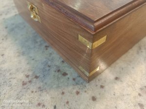 Handmade <b>Wooden</b> Storage <b>Box</b> <b>with</b> <b>Lid</b> Polished Natural Wood Organizer Decorative Container Custom Engraving - Product Image 4