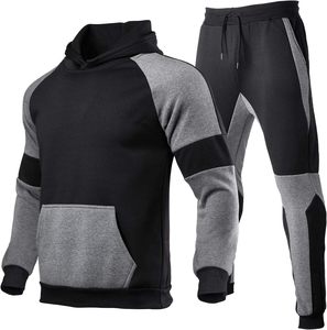 Conjunto de sudadera y sudadera con capucha para hombre con etiqueta privada Conjunto de Sudadera con capucha para hombre Moda OEM ODM Streetwear Gym Jogging Suit - Product Image 4