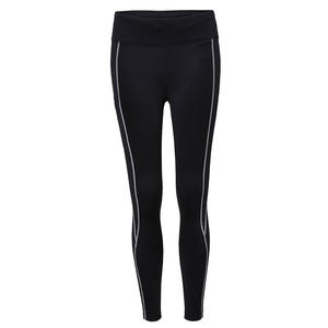 Legging long pour femme, léger, durable, taille mi-haute, fermeture élastique, respirant, séchage rapide, en Spandex/Nylon, motif uni - Product Image 2