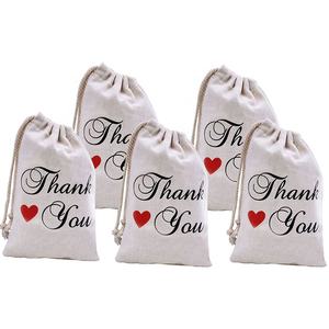 Custom Large Organic Cotton Fabric <b>Drawstring</b> Shopping <b>Pouch</b> Bags Eco-Friendly Screen Printed with Custom Logo - Product Image 1