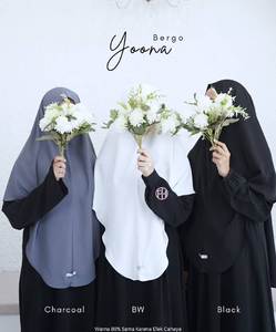 Vente en gros de foulards musulmans instantanés YOONA en polyester, prêts à porter - Product Image 1