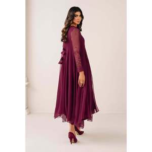 Ensemble de robe en mousseline de soie brodée pour femmes PR-1121 - Product Image 2