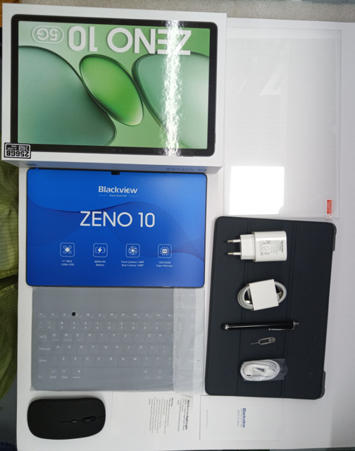 Set Version Blackview ZENO 10 AI Tablet 5G 11inch FHD+ Display Widevine L1 6GB+128/256GB 8800mAh Quad Speakers Android 15 Pad PC
