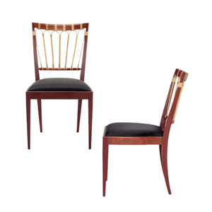 Sillas de comedor de madera maciza hechas a mano con asiento trasero de mimbre, sillas de comedor súper cómodas, muebles de comedor para el hogar - Product Image 6